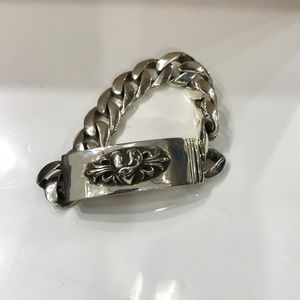 Chrome hearts floral heart bracelet 12 links